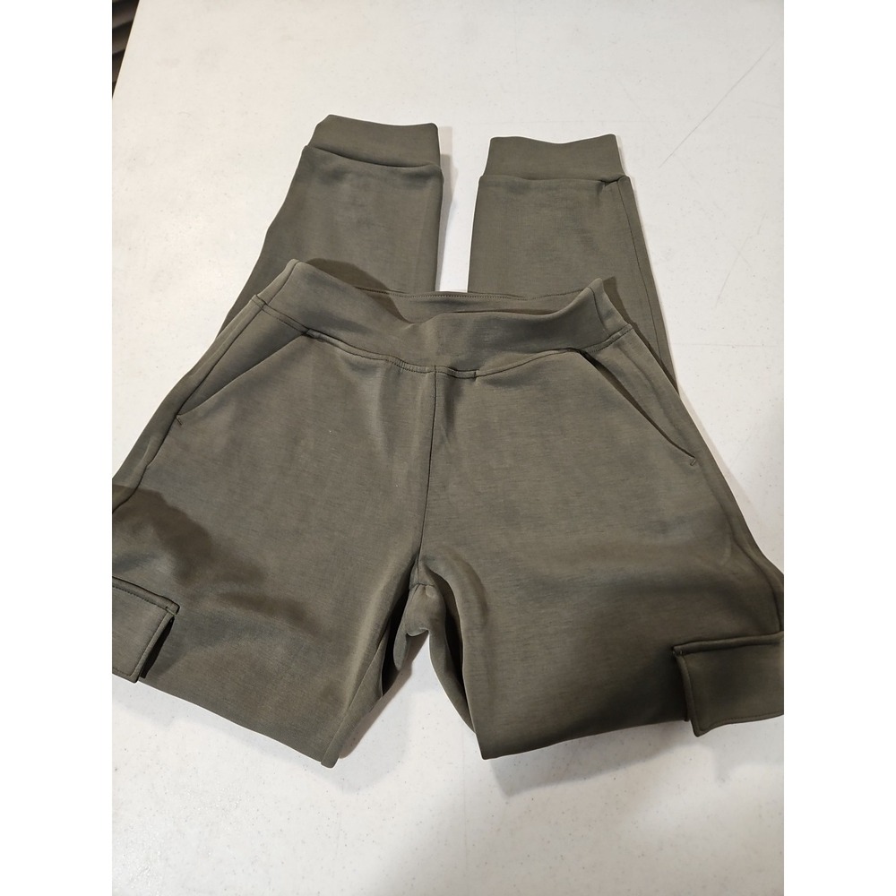7 Diamonds Rev Cargo Jogger Olive Pull On High Rise Super Soft NWT (1588